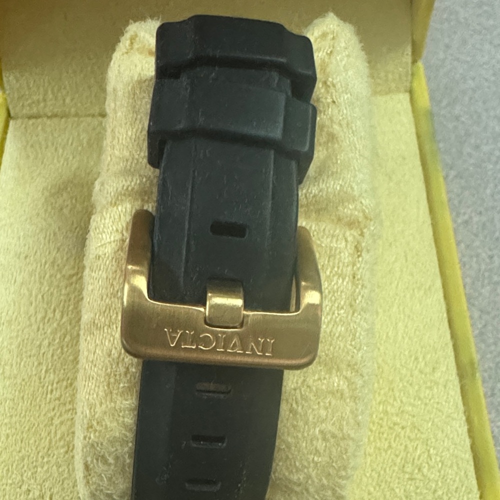 Invicta Gold and Black Chronograph Watch - Picture 3 of 4